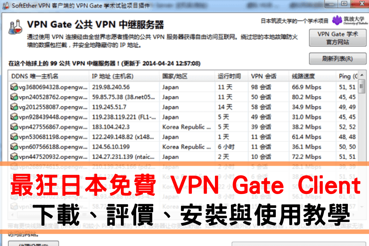 大学 vpn 筑波 海外在住で無料VPNの使い方は?筑波大学のメリットやデメリットは?