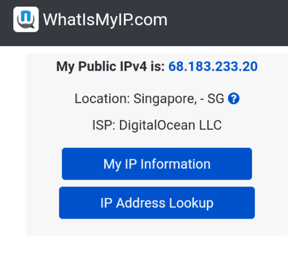 VPN Master 成功變更IP