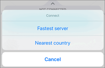 iphone vpn 安裝使用流程 10 - 挑選鄰近的國家或較快的伺服器