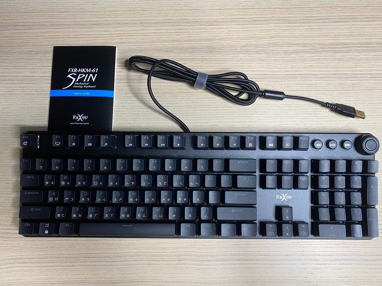 FXR-HKM-61旋音戰狐機械電競鍵盤-鍵盤主體