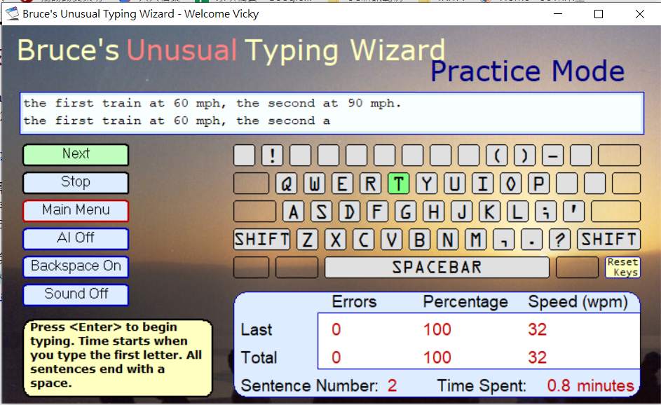 Bruce's Unusual Typing Wizard圖1